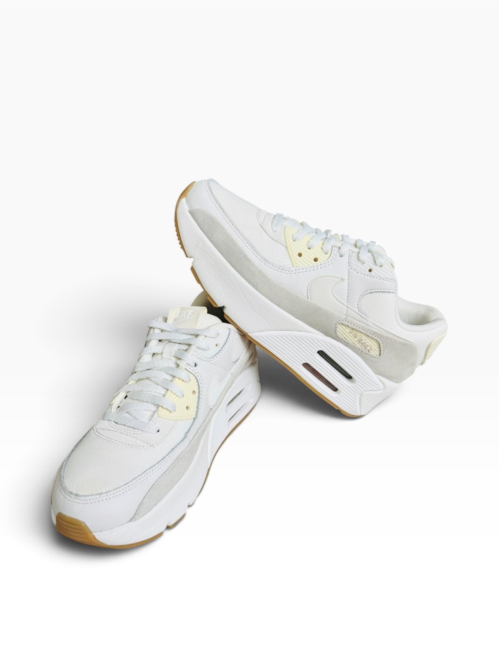 Nike Air Max 90 Women’s Size 8.5 White Sail Gum Platform Sneakers